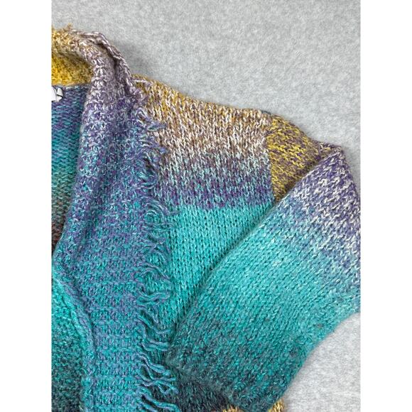 Anthropologie Greylin Womens Size L Natalia Fringed Cardigan Sweater - Picture 6 of 16